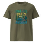 Nature Calls and I Answer organic cotton t-shirt - Image 9
