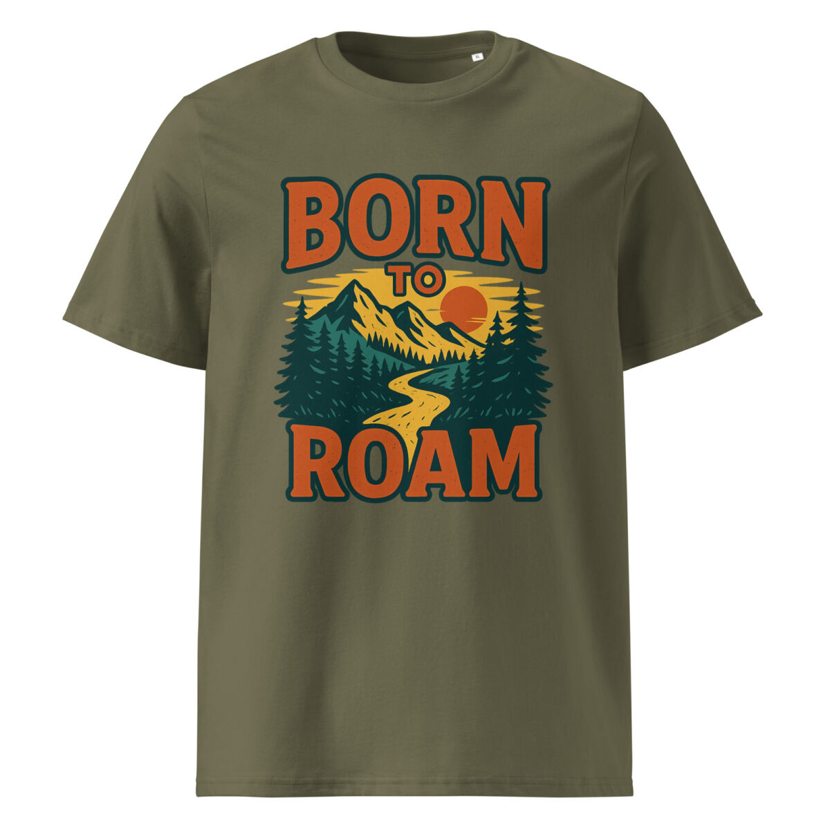 Born to Roam organic cotton t-shirt - Image 9