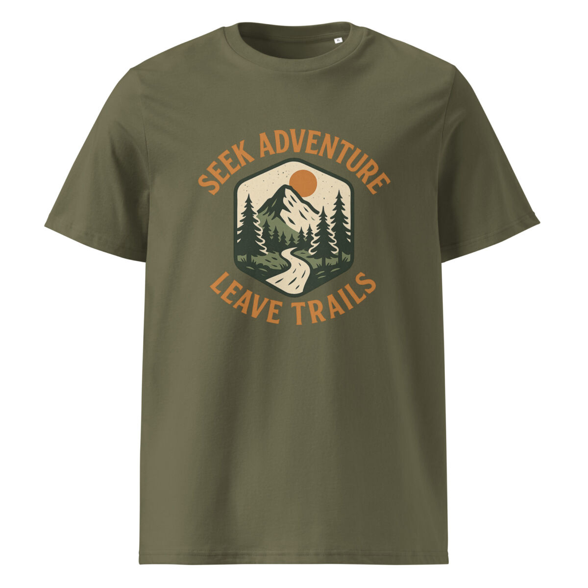 Seek Adventure, Leave Trails organic cotton t-shirt - Image 8
