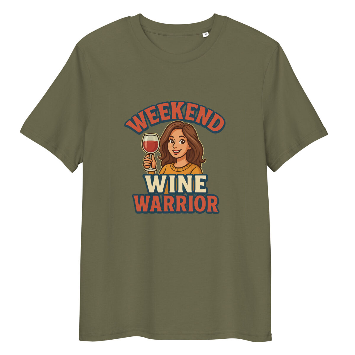Weekend Wine Warrior organic cotton t-shirt - Image 8