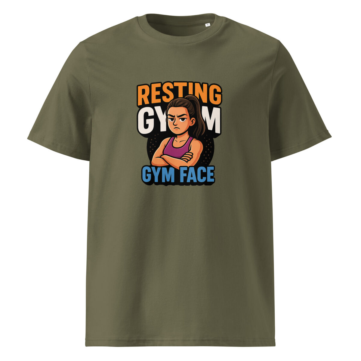 Resting Gym Face organic cotton t-shirt - Image 9