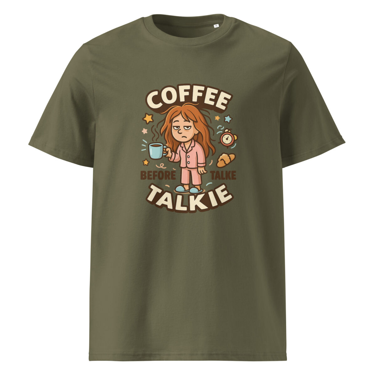 Coffee Before Talkie organic cotton t-shirt - Image 9