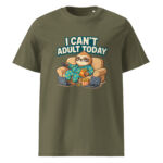 I Can’t Adult Today organic cotton t-shirt - Image 8
