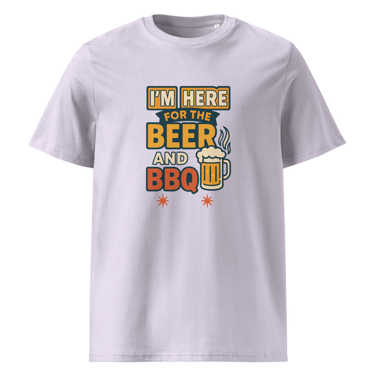 I’m Here for the Beer and BBQ organic cotton t-shirt - Image 14