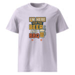 I’m Here for the Beer and BBQ organic cotton t-shirt - Image 14