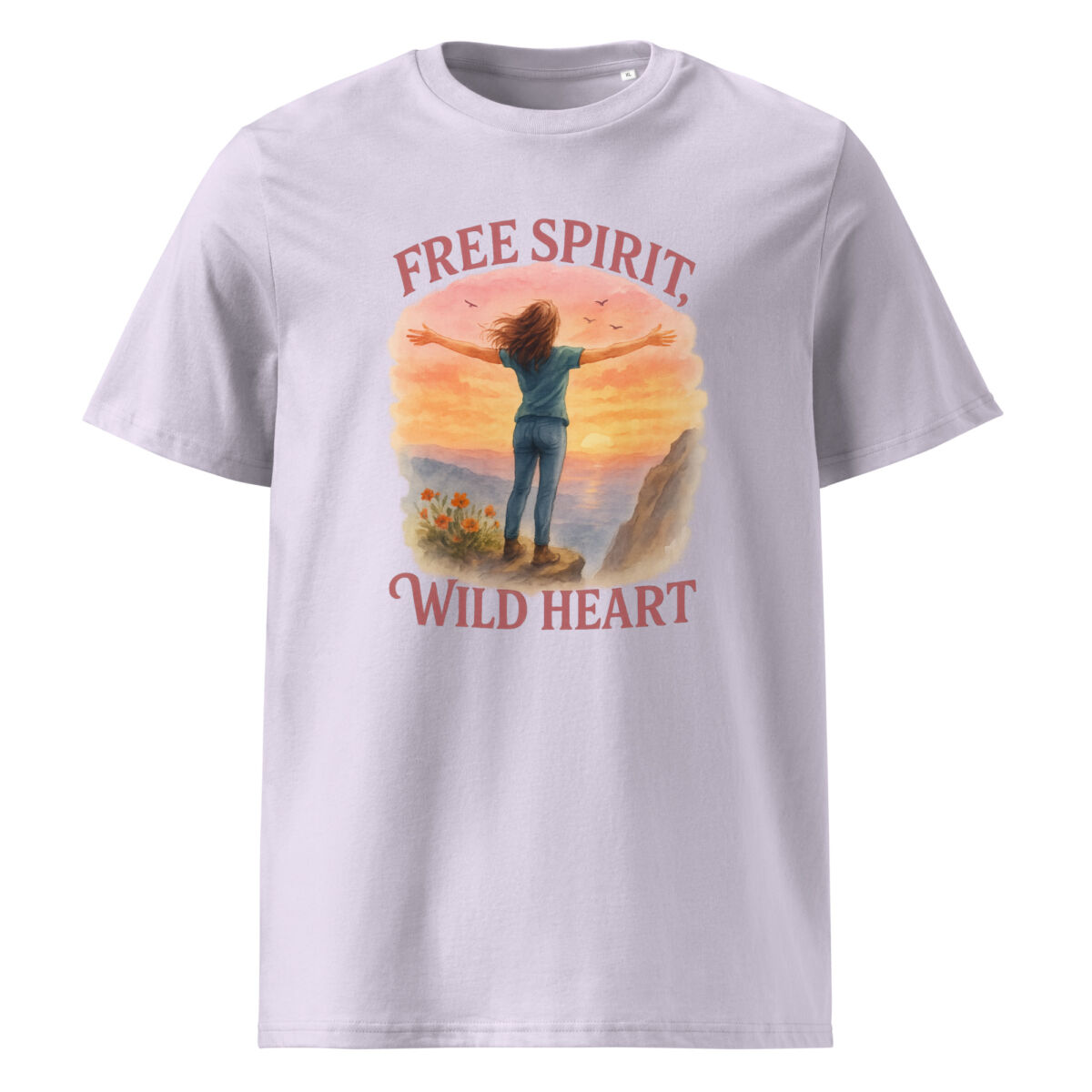 Free Spirit, Wild Heart organic cotton t-shirt - Image 15