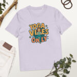Yoga Vibes Only organic cotton t-shirt