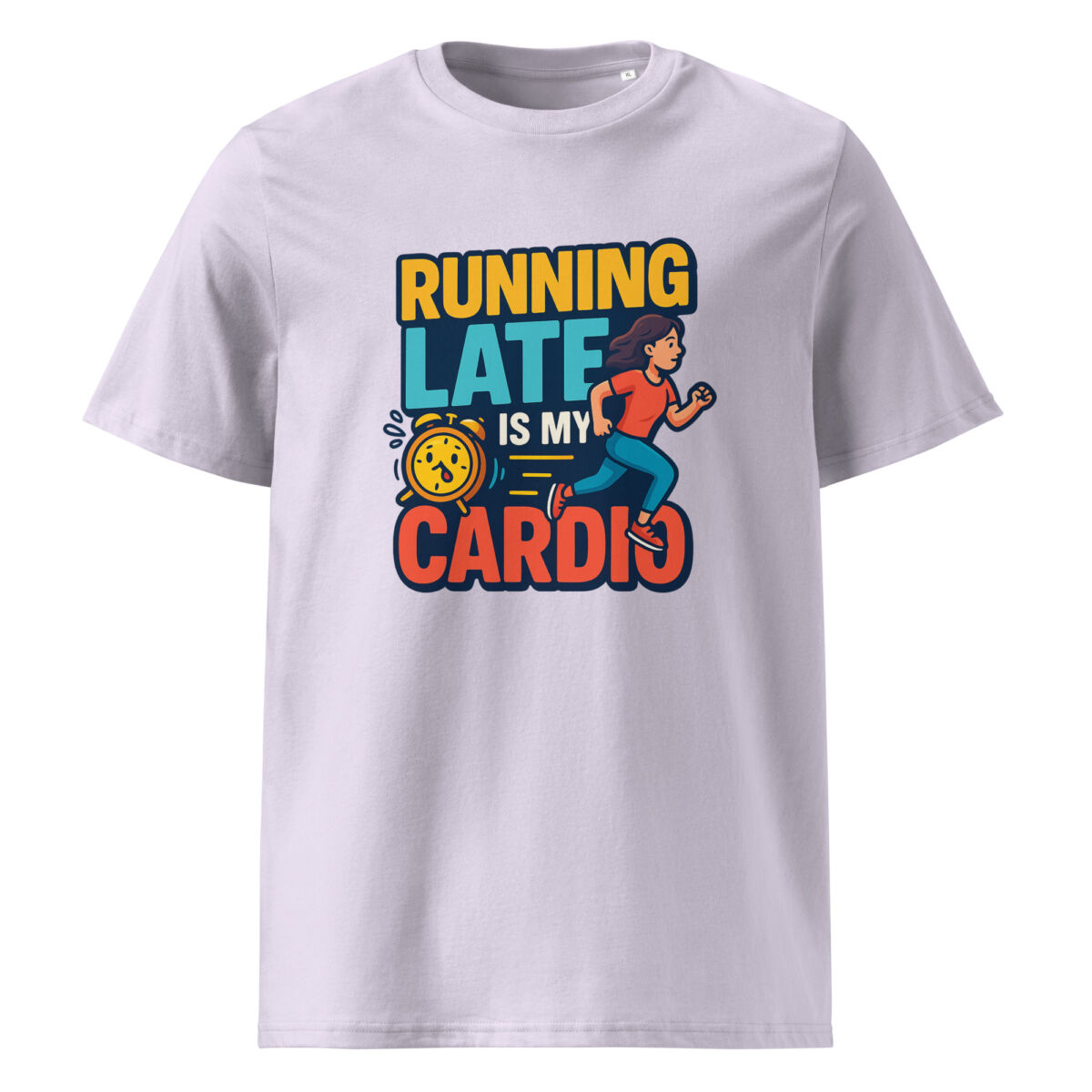 Running Late is My Cardio organic cotton t-shirt - Image 15
