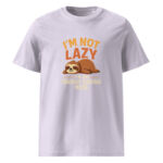 I'm Not Lazy, I’m on Energy Saving Mode organic cotton t-shirt - Image 14