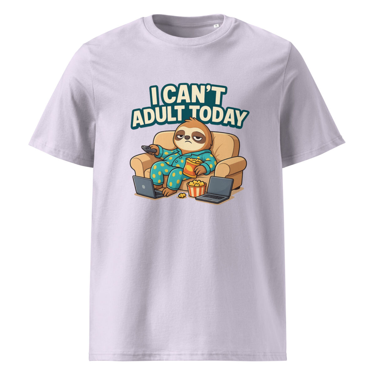 I Can’t Adult Today organic cotton t-shirt - Image 14