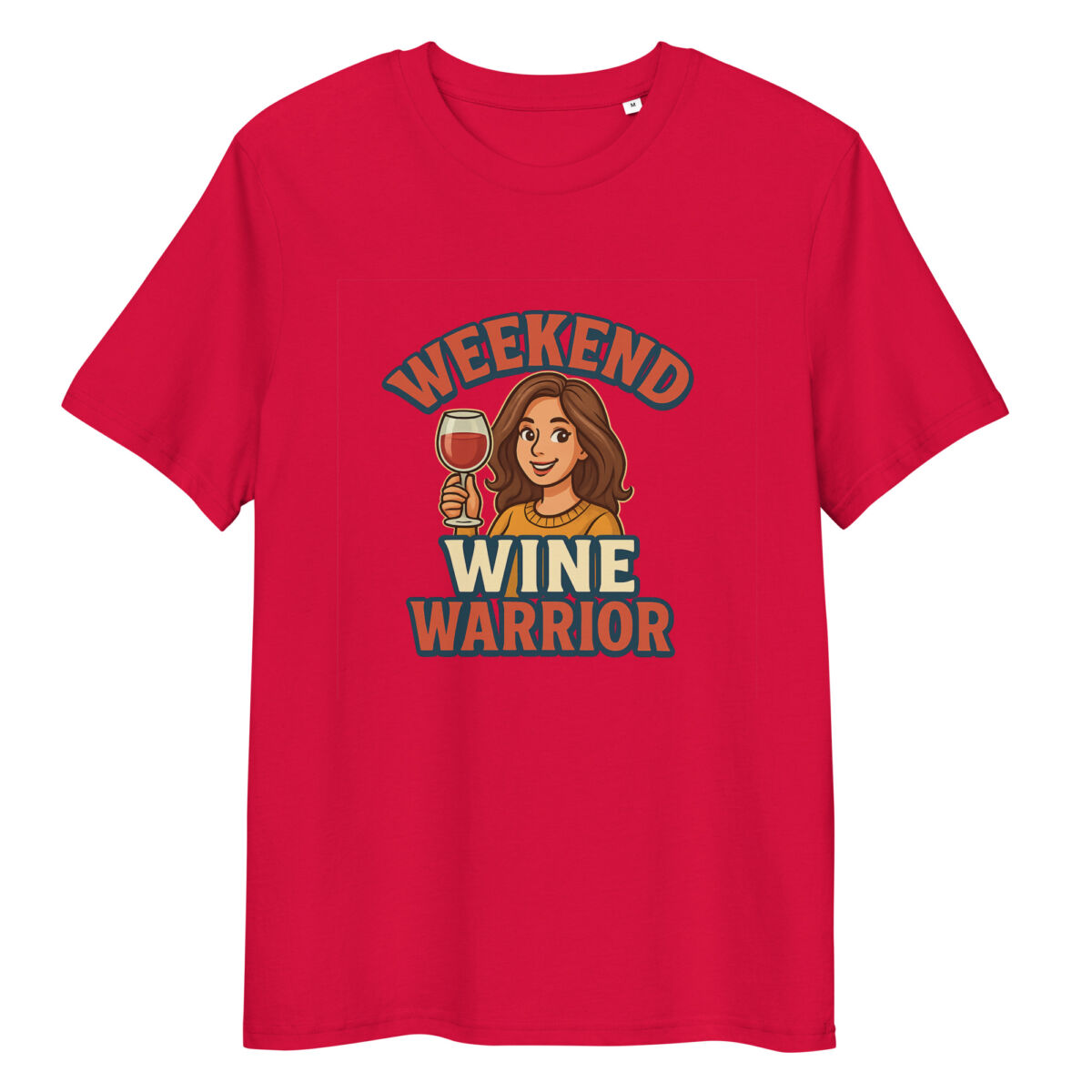 Weekend Wine Warrior organic cotton t-shirt - Image 6