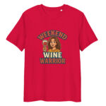 Weekend Wine Warrior organic cotton t-shirt - Image 6