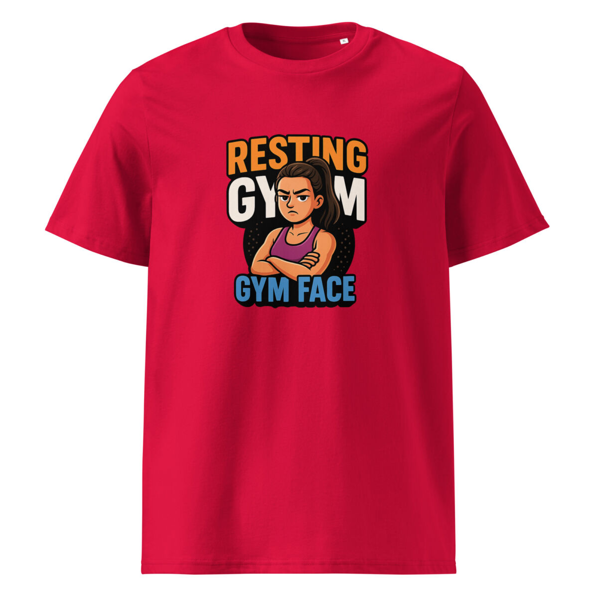 Resting Gym Face organic cotton t-shirt - Image 7