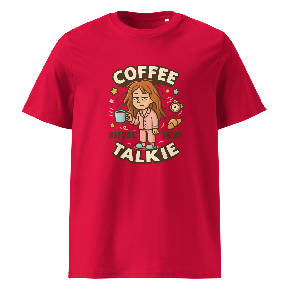 Coffee Before Talkie organic cotton t-shirt - Image 7
