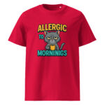 Allergic to Mornings organic cotton t-shirt