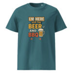 I’m Here for the Beer and BBQ organic cotton t-shirt - Image 8