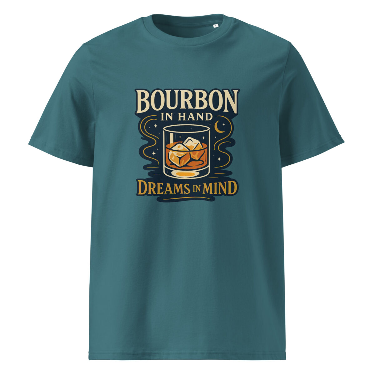 Bourbon in Hand, Dreams in Mind organic cotton t-shirt - Image 7