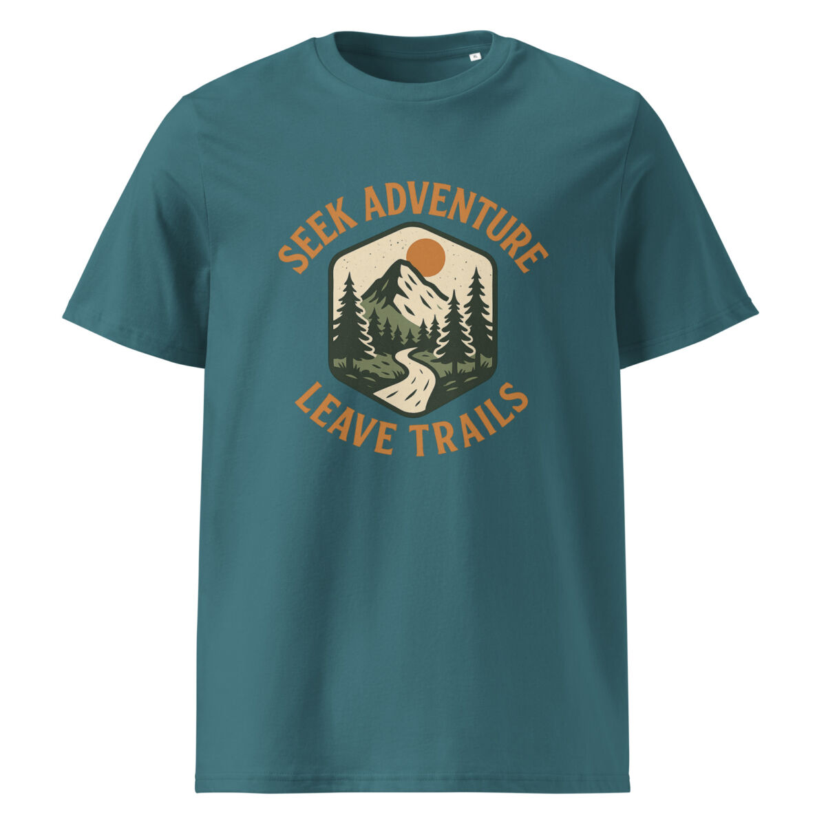 Seek Adventure, Leave Trails organic cotton t-shirt - Image 7