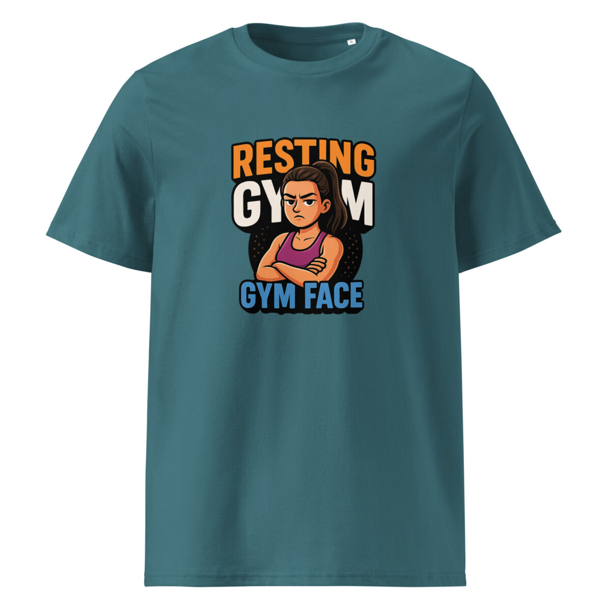 Resting Gym Face organic cotton t-shirt - Image 8