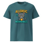 Allergic to Mornings organic cotton t-shirt - Image 7