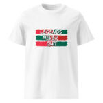 Legends Never Quit organic cotton t-shirt