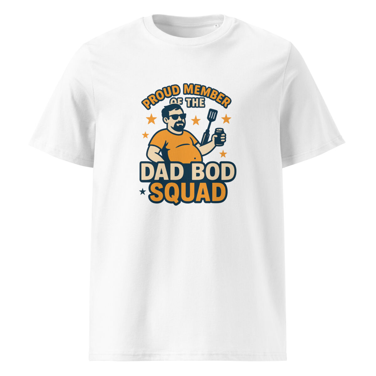 Proud Member of the Dad Bod Squad organic cotton t-shirt - Image 1
