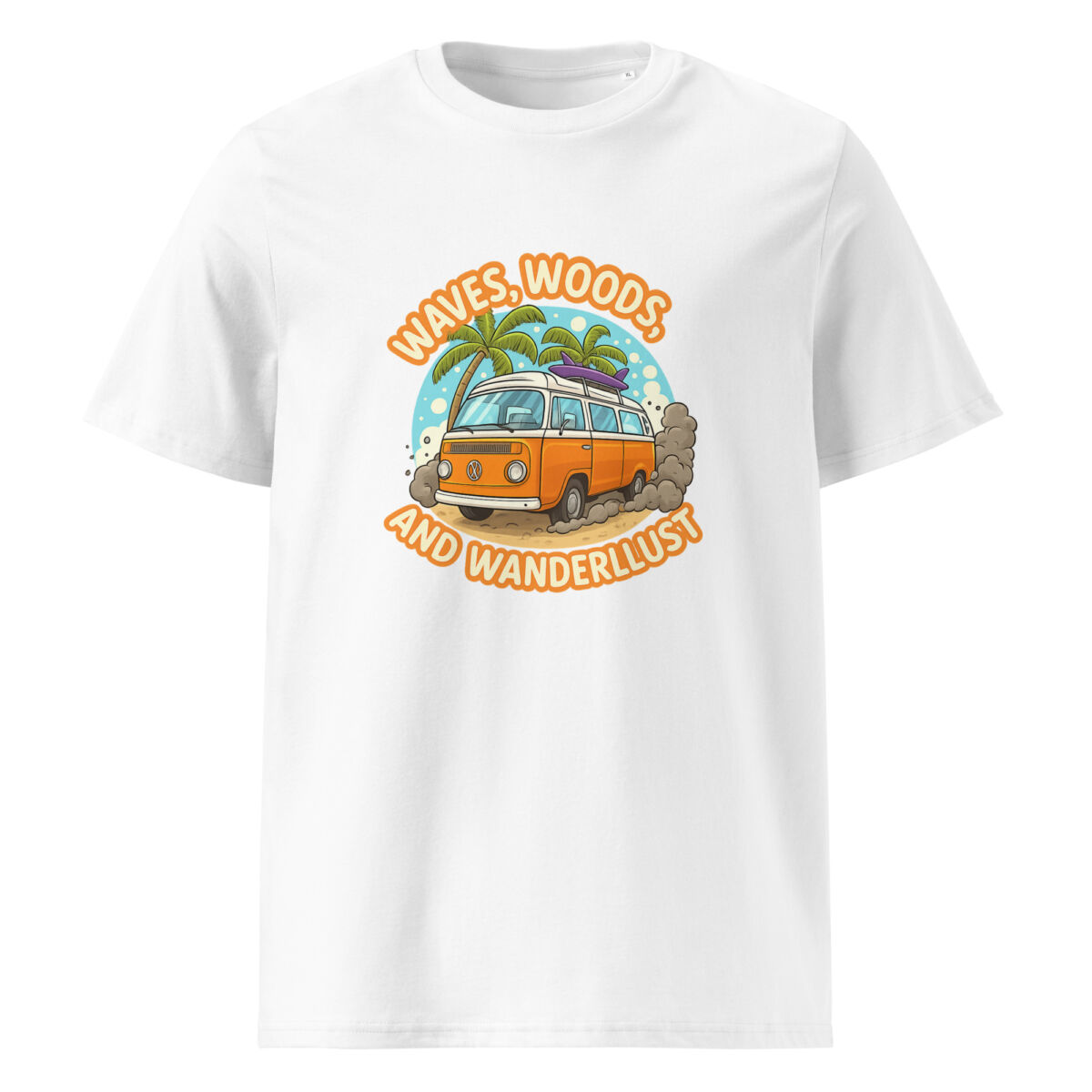 Waves, Woods, and Wanderlust organic cotton t-shirt - Image 1