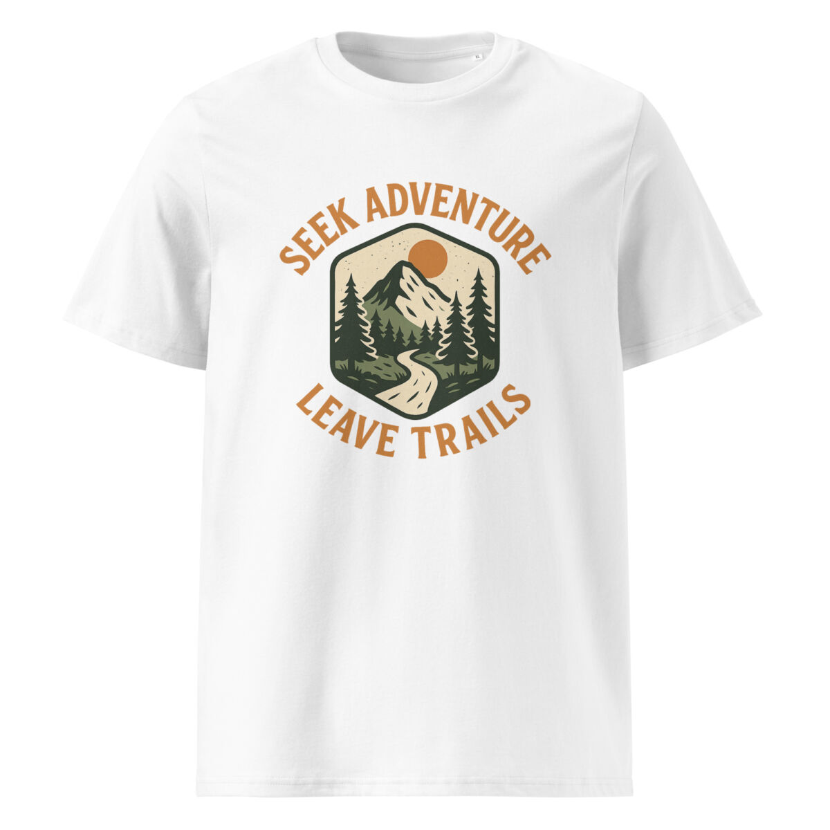 Seek Adventure, Leave Trails organic cotton t-shirt - Image 15