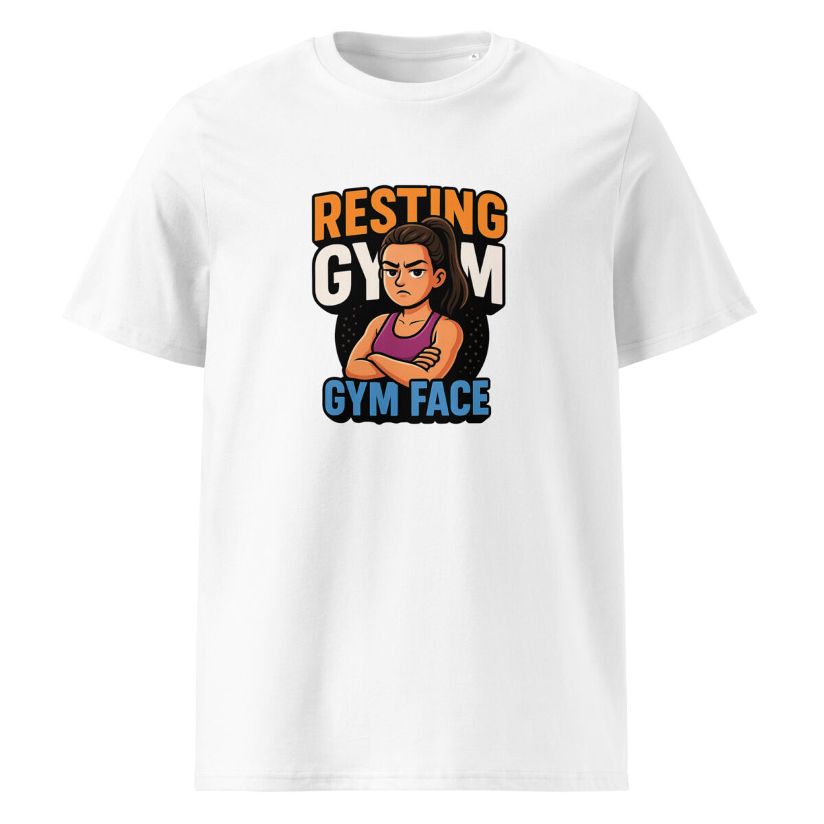 Resting Gym Face organic cotton t-shirt - Image 15