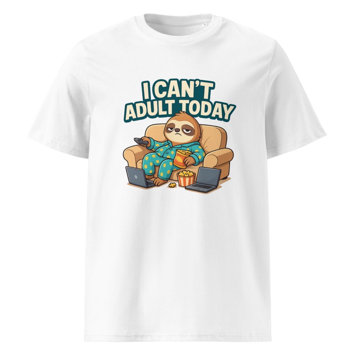 I Can’t Adult Today organic cotton t-shirt - Image 15