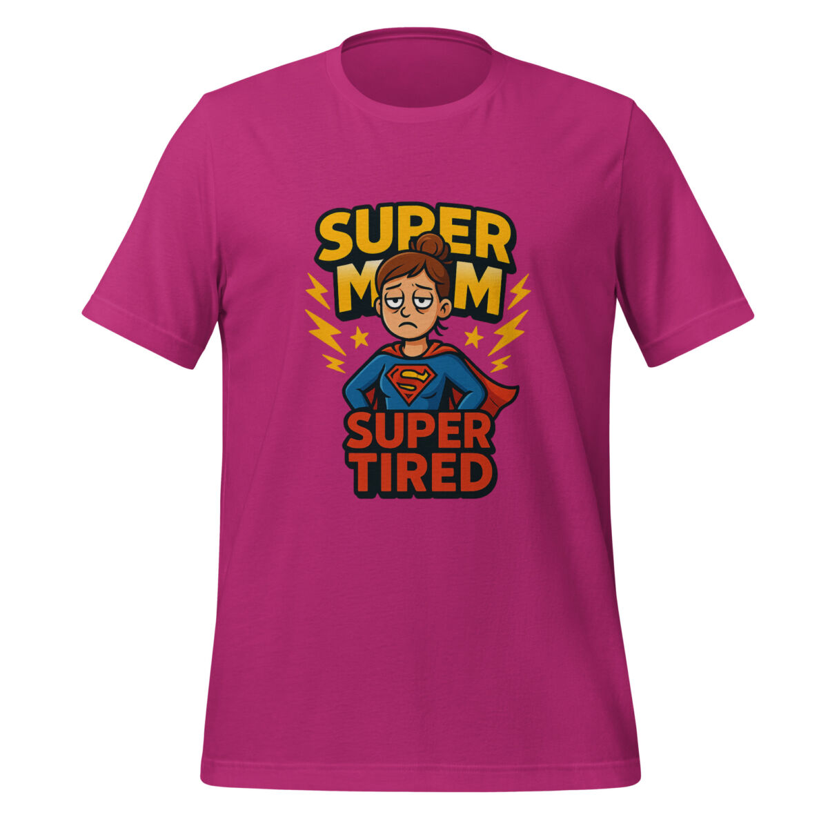 Super Mom, Super Tired t-shirt - Image 3
