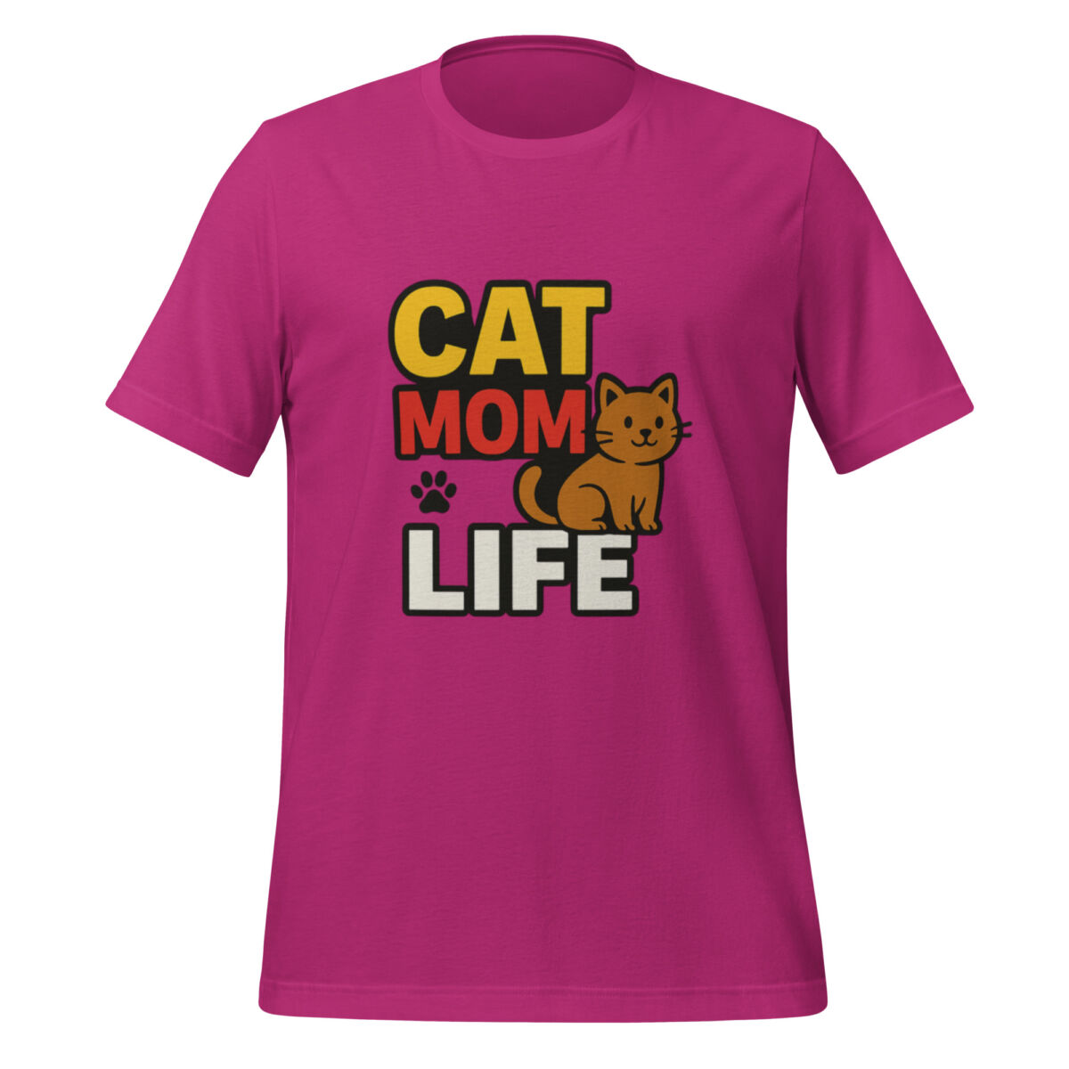 Cat Mom Life t-shirt - Image 3