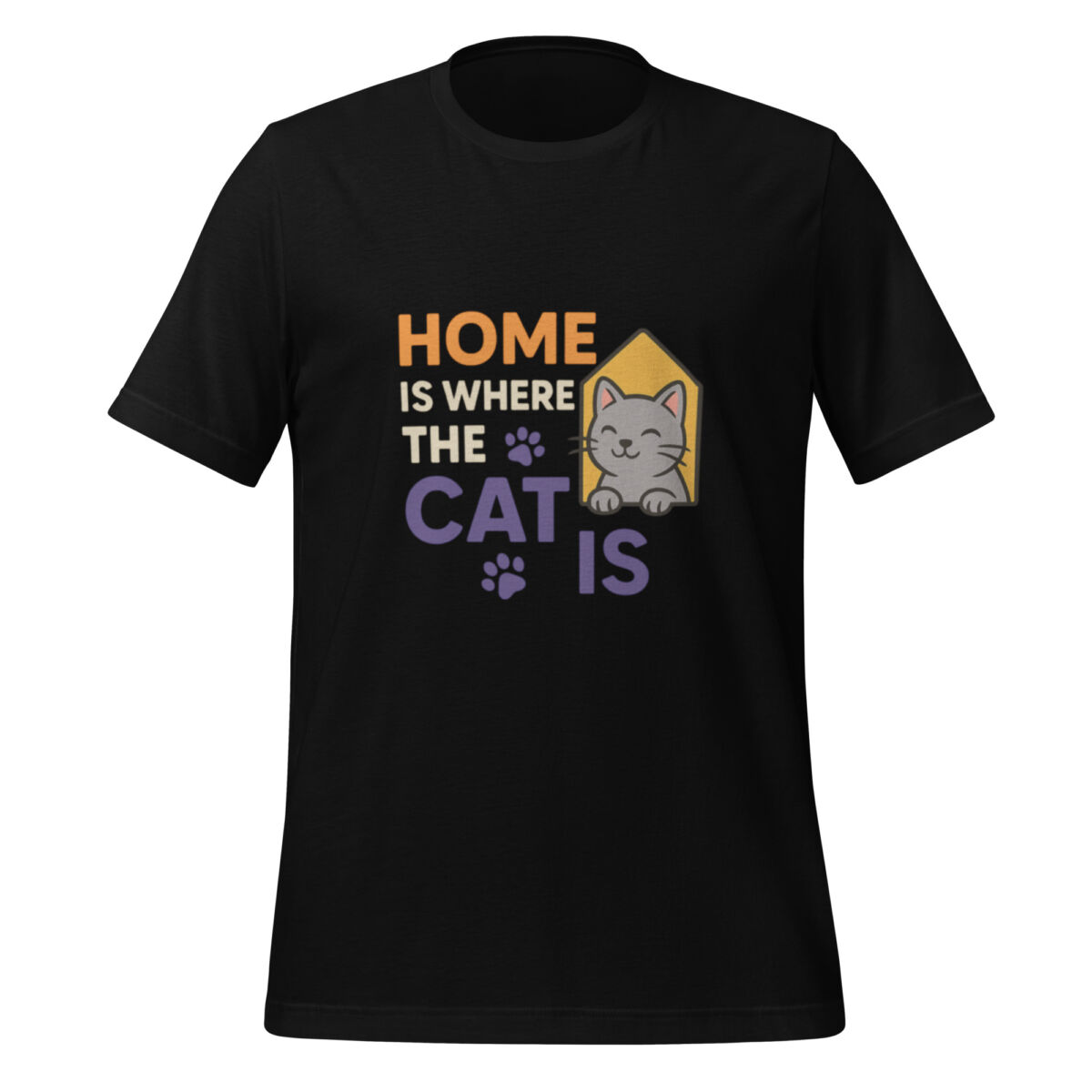Home is Where the Cat is t-shirt - Image 2