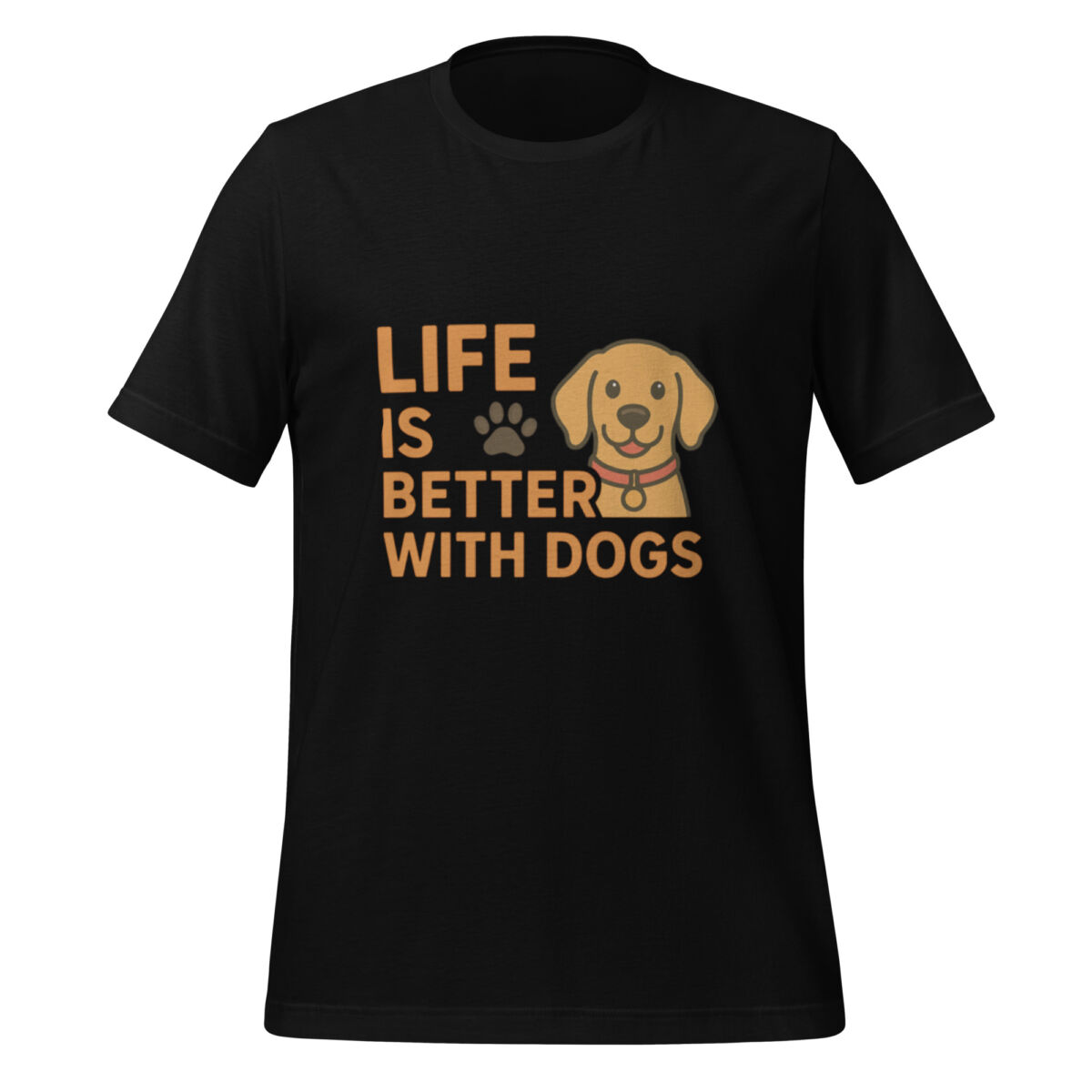 Life is Better with Dogs t-shirt - Image 2