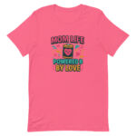 Mom Life: Powered by Love t-shirt - Image 4