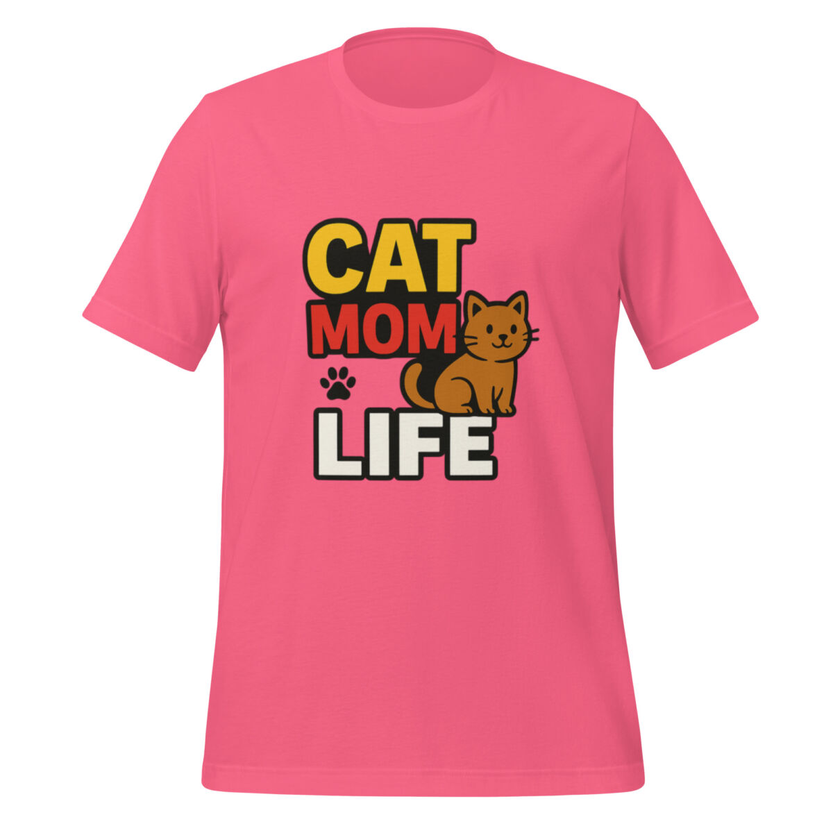 Cat Mom Life t-shirt - Image 4
