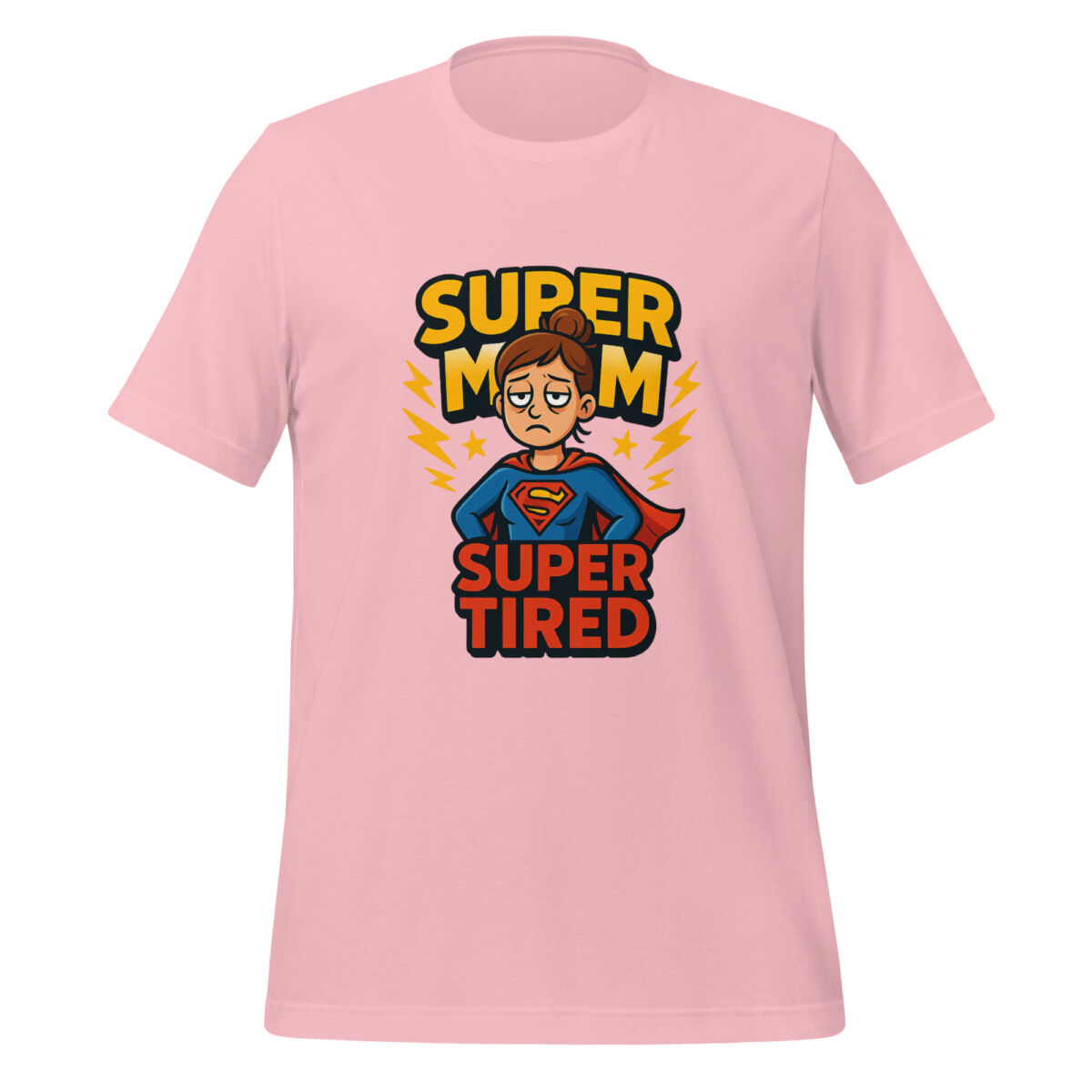 Super Mom, Super Tired t-shirt - Image 1