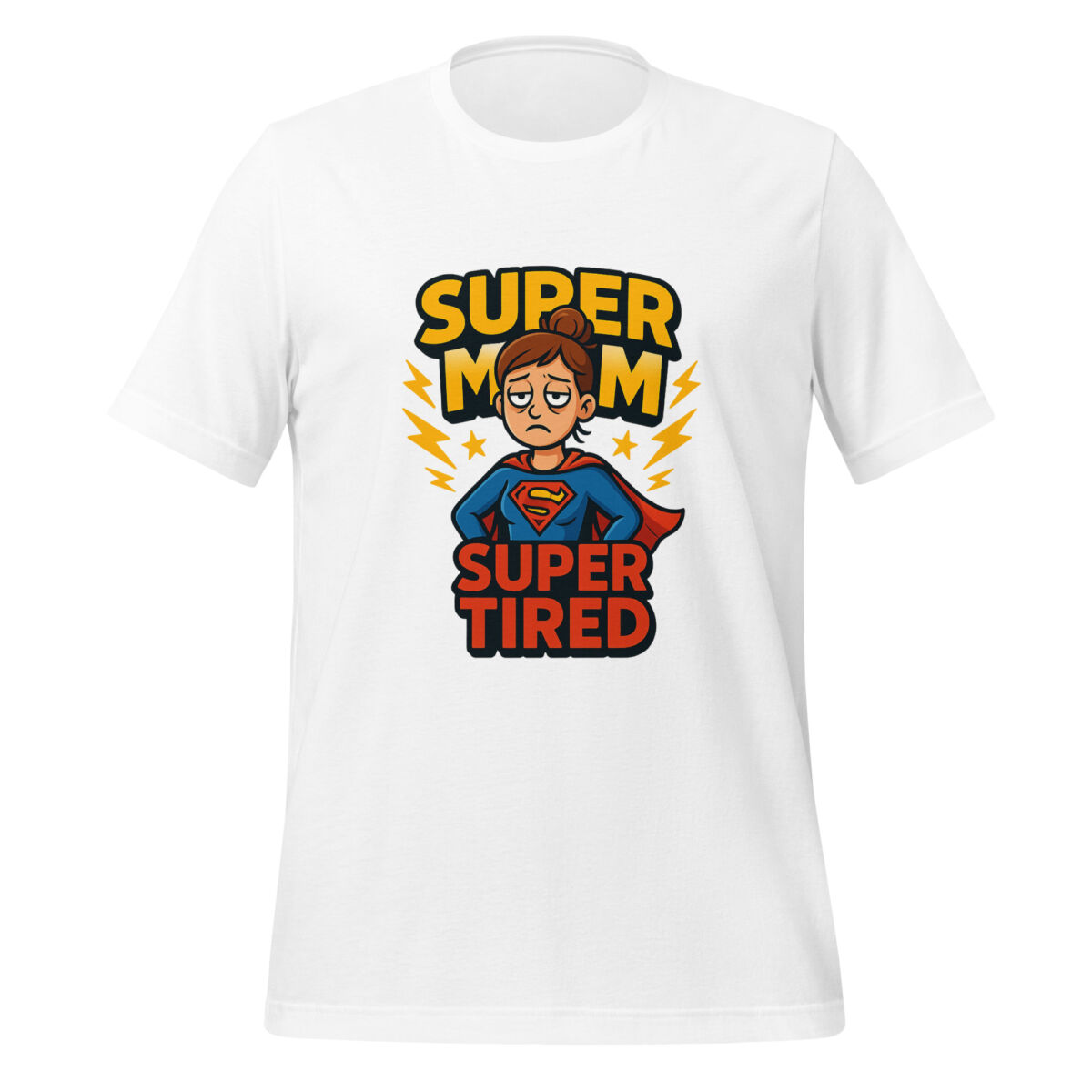 Super Mom, Super Tired t-shirt - Image 6