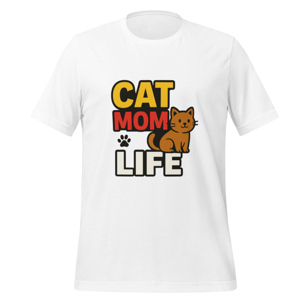 Cat Mom Life t-shirt - Image 1