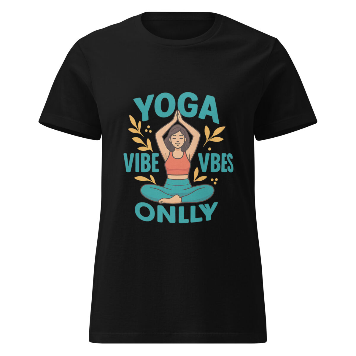 Yoga Vibes Only Women’s t-shirt - Image 2