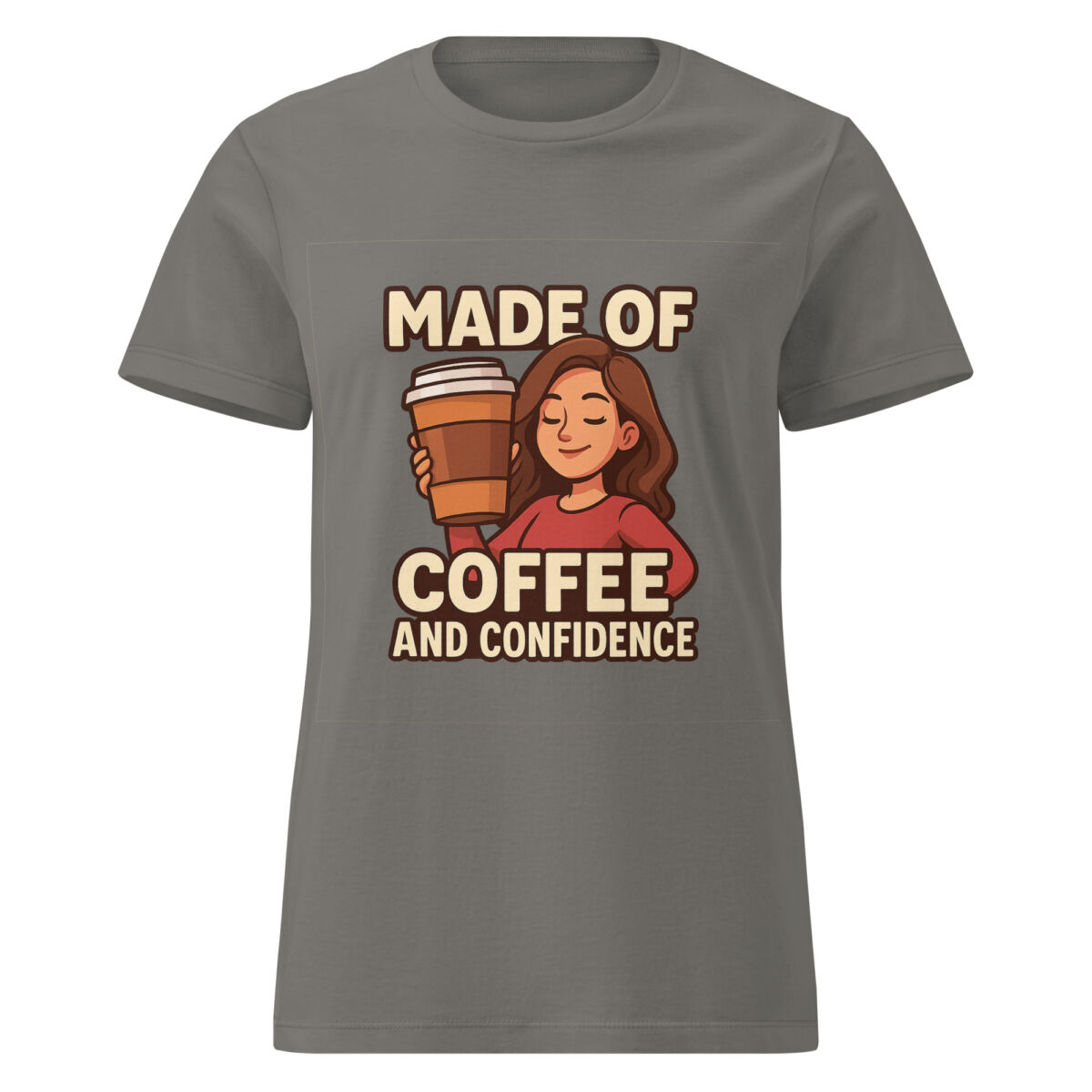 Made of Coffee and Confidence Women’s t-shirt - Image 5