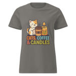 Cats, Coffee, & Candles Women’s t-shirt - Image 6