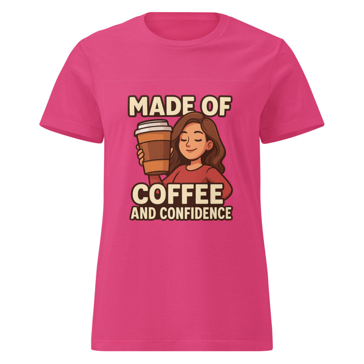 Made of Coffee and Confidence Women’s t-shirt - Image 4
