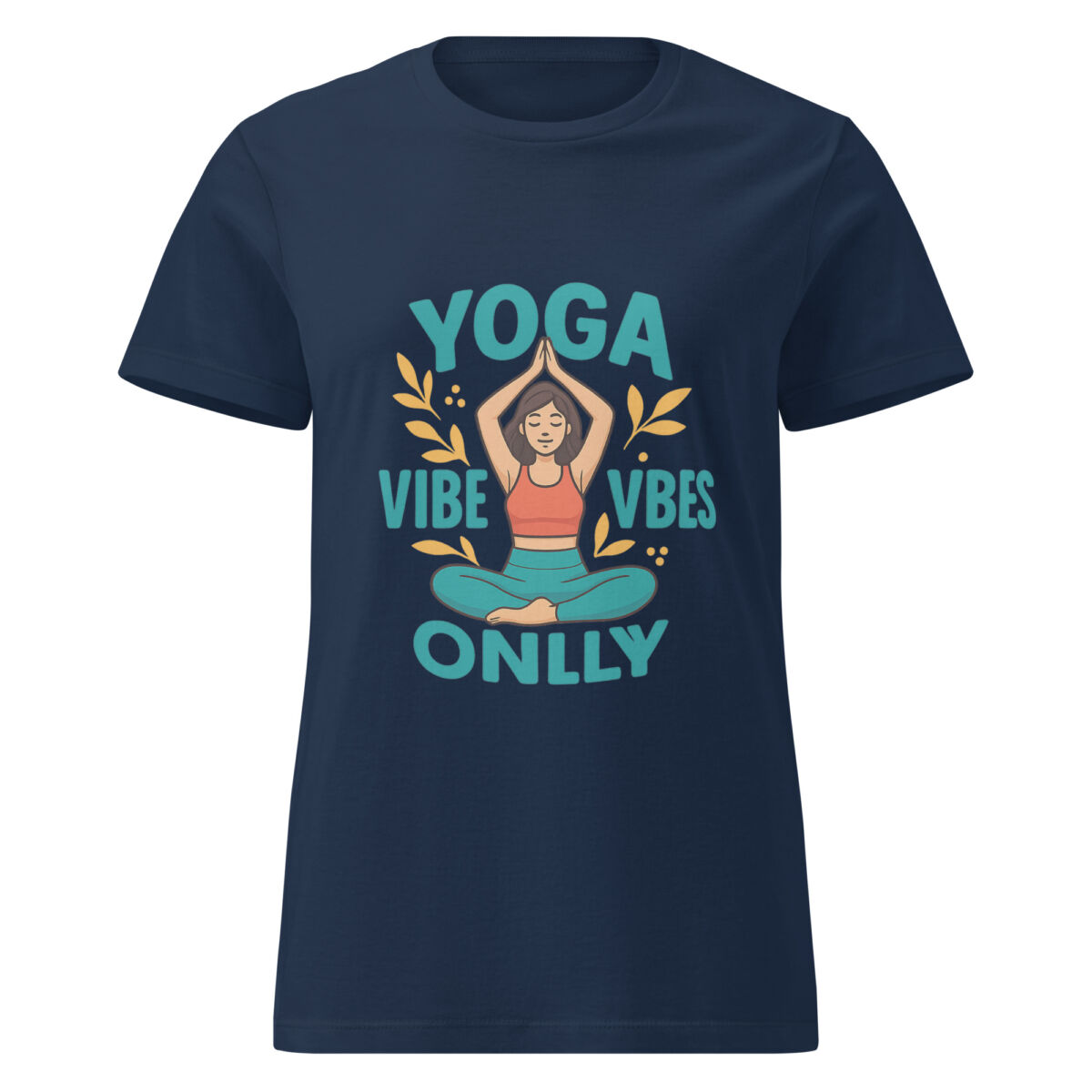 Yoga Vibes Only Women’s t-shirt - Image 3