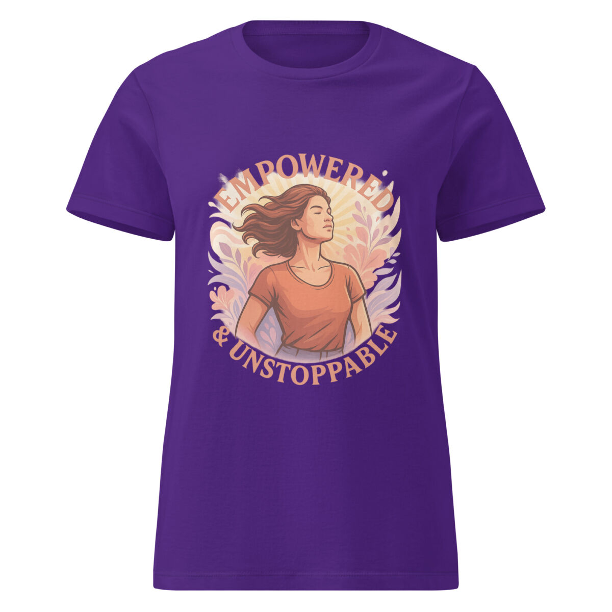 Empowered & Unstoppable Women’s basic softstyle t-shirt - Image 3