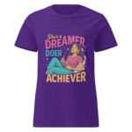 She’s a Dreamer, Doer, and Achiever Women’s basic softstyle t-shirt - Image 3