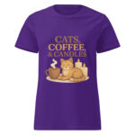 Cats, Coffee, & Candles Women’s t-shirt - Image 4