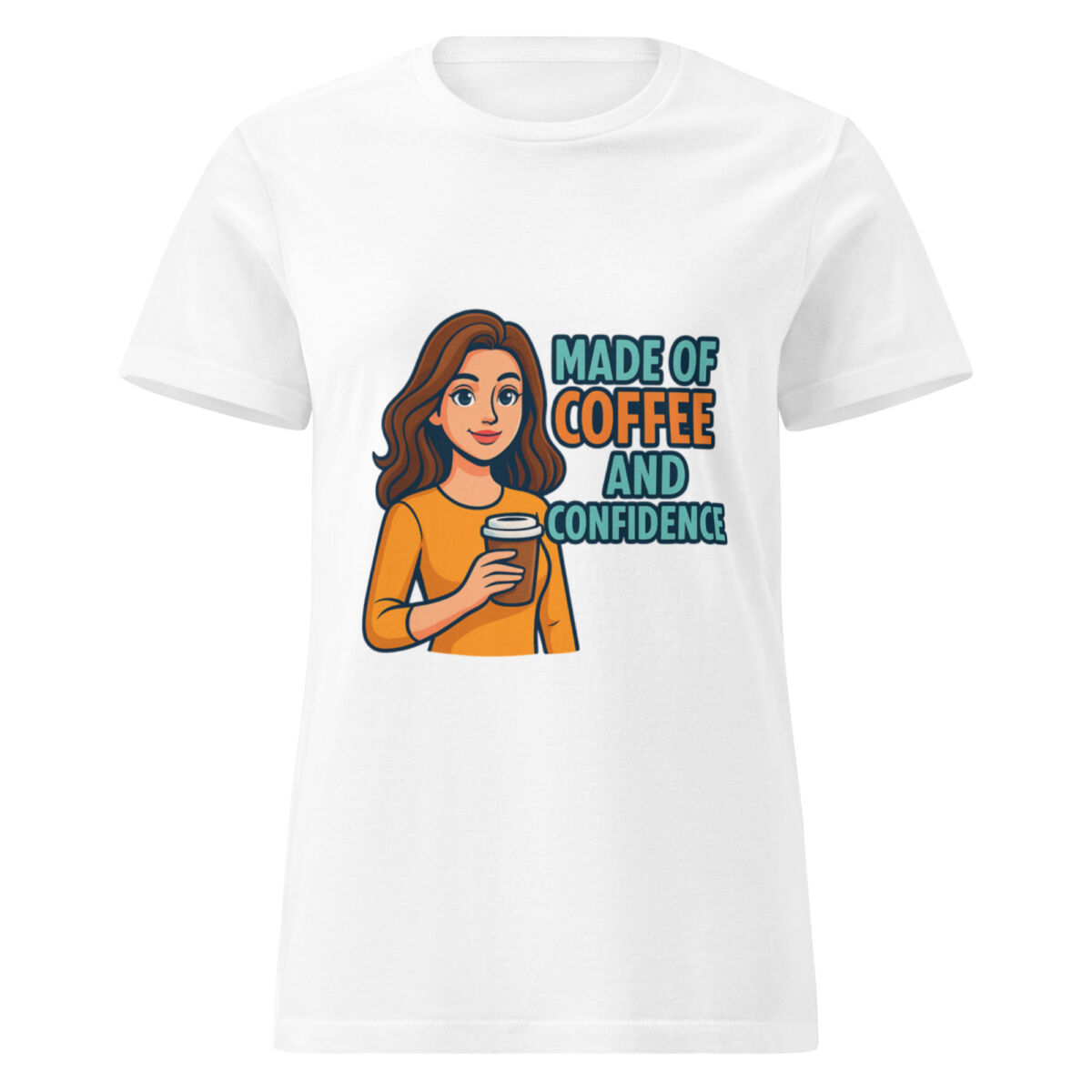 Made of Coffee and Confidence Women’s t-shirt - Image 7